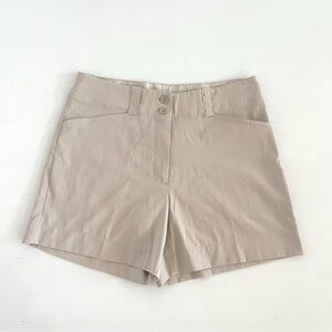 Nike Women Drifit Golf Cream Tan Shorts